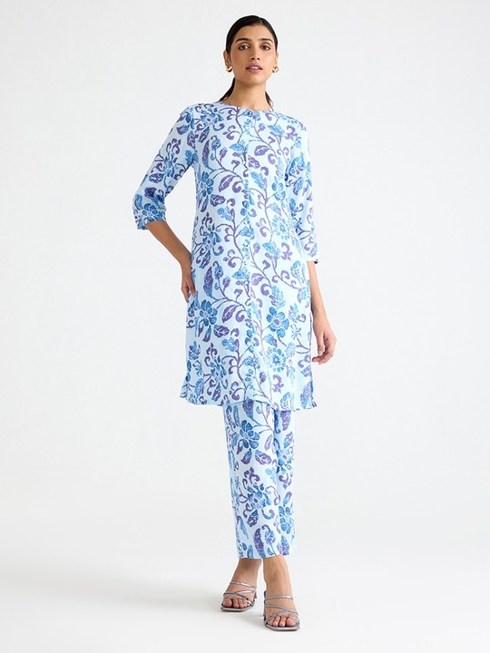 Printed Straight Trouser
