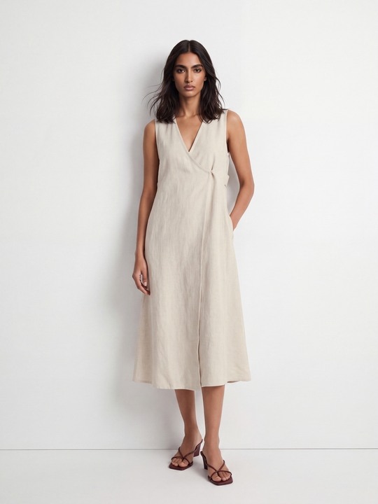 Beige Linen Jacket