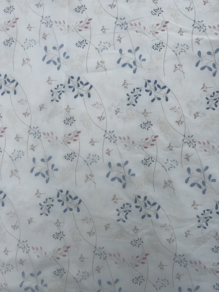 Mafatlal Poplin Print - Soft White