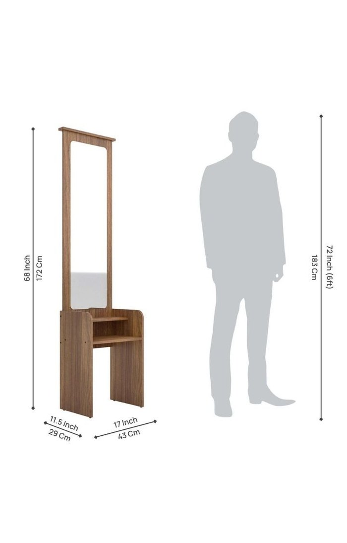Normal Dressing Table Dallas Dressing Table with Mirror and Storage