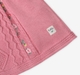 Infant Girls Embroidered 100% Cotton Sweater Dress - Pink