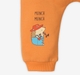 Infant Unisex Printed Organic Cotton Joggers – Orange