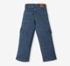 Straight Fit Cargo Denim