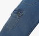 Straight Fit Cargo Denim