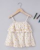 Girls Floral Tier Top