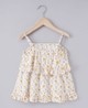 Girls Floral Tier Top