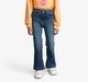 Girls Embellished Flared Fit Denim Jeans