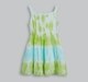 Girls Tie & Dyed Dress - Multicolor