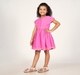 Girls Embroidered Dress - Pink