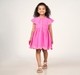 Girls Embroidered Dress - Pink