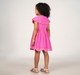 Girls Embroidered Dress - Pink