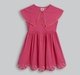 Girls Embroidered Dress - Pink