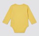 Unisex Baby Long-Sleeve Outer Space Organic Cotton Bodysuits Pack (2-Piece) – Burnt Orange & Pastel Yellow