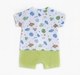 Unisex Baby Outer Space Short-Sleeve Romper Pack (2-Piece) – Sky Blue & Space Print Mix