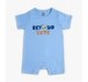 Unisex Baby Outer Space Short-Sleeve Romper Pack (2-Piece) – Sky Blue & Space Print Mix