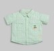 Infant Boys Checkered Shirt - Green