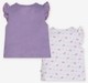 Infant Girls Printed Tshirt- Pack Of Two