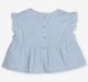 Infant Girls Schiffli Embroidered Co-Ord Set- Blue