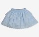 Infant Girls Schiffli Embroidered Co-Ord Set- Blue