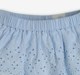 Infant Girls Schiffli Embroidered Co-Ord Set- Blue