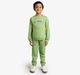 Ed-A-Mamma Boys Embroidered Sweatshirt & Jogger Co-Ord Set - Olive