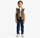 Boys Sleeveless Corduroy Jacket