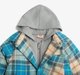 Boys Checked Heavy Winterwear Jacket