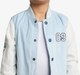 Ed-A-Mamma Boys Varsity Bomber Jacket - Sky Blue