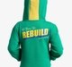 Ed-A-Mamma Boys Knit Printed Hooded Jacket - Green