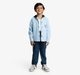 Boys Back Print Hooded Shacket