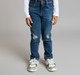 Boys  Indigo Denim With Ripping