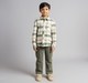 Ed-A-Mamma Boys Full Sleeves Checks Shirt - Green