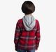 Boys Full Sleeves Checkered Shirt With Hoodie