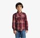Boys Checked Shirt With Embroidery