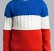 Boys Cable Knit Colourblocked Sweater