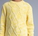 Ed-A-Mamma Boys Cable Knit Sweater - Yellow
