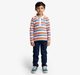 Boys Rugby Sriped Polo T-Shirt