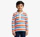 Boys Rugby Sriped Polo T-Shirt