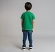 Boys Textured Crew Neck T-Shirt