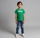 Boys Textured Crew Neck T-Shirt