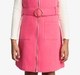 Girls Pinafore Dress With Full Sleeves T-Shirt & Belt