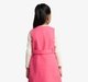 Girls Pinafore Dress With Full Sleeves T-Shirt & Belt