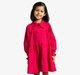 Girls Tiered Dress With Lace Detail