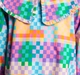Ed-A-Mamma Girls Printed Dress With Sailor Collar - Multicolor