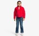 Girls Puffer Jacket With Butterfly Quilting