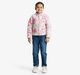 Girls Floral Printed Puffer Jacket