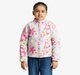 Girls Floral Printed Puffer Jacket