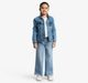 Girls Embroidered Denim Jacket