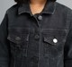 Girls Embroidered Waist Length Denim Jacket