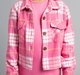 Ed-A-Mamma Girls Rib Dress And Shacket Co-Ordinate Set - Pink